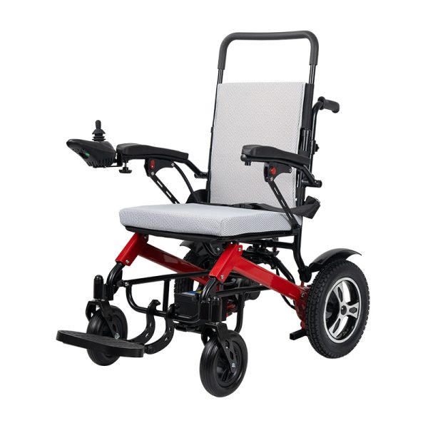 Lightweight electric folding wheelchair YSE130L Silla de ruedas eléctrica plegable ligera YSE130L | Portátil y duradera