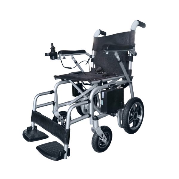 Folding Electric Wheelchair YSE124 Silla de ruedas eléctrica plegable ligera YSE124 | Marco de aluminio ultraligero de 14 kg, modo dual manual/eléctrico