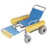 02 Silla de ruedas flotante plegable de acero inoxidable YSB02