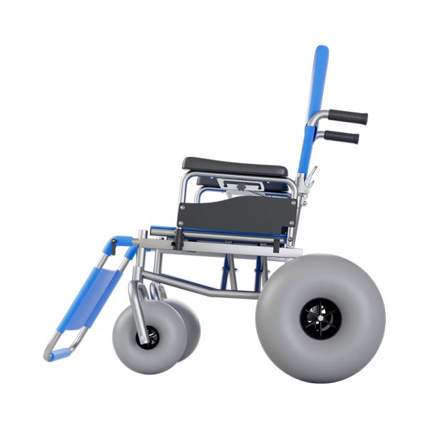 03 Silla de ruedas de playa plegable YSB01 | Silla de ruedas ligera y reclinable