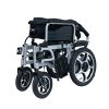 03 Silla de ruedas eléctrica portátil de acero YSE123 | Plegado rápido en 3 pasos, sistema de frenado seguro