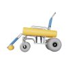 04 Silla de ruedas flotante plegable de acero inoxidable YSB02