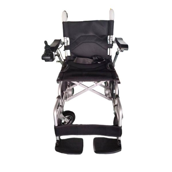 05 Silla de ruedas eléctrica plegable ligera YSE124 | Marco de aluminio ultraligero de 14 kg, modo dual manual/eléctrico