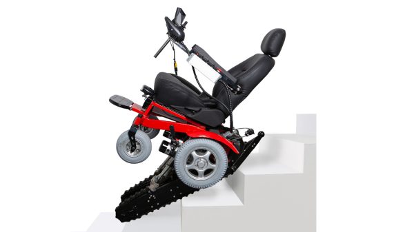 06 Silla de ruedas eléctrica individual para subir escaleras YSE207 | Rueda universal, para subir escaleras con orugas