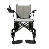 4 Silla de ruedas eléctrica ligera YSE139 | Estructura plegable de fibra de carbono, diseño de reposabrazos abatible