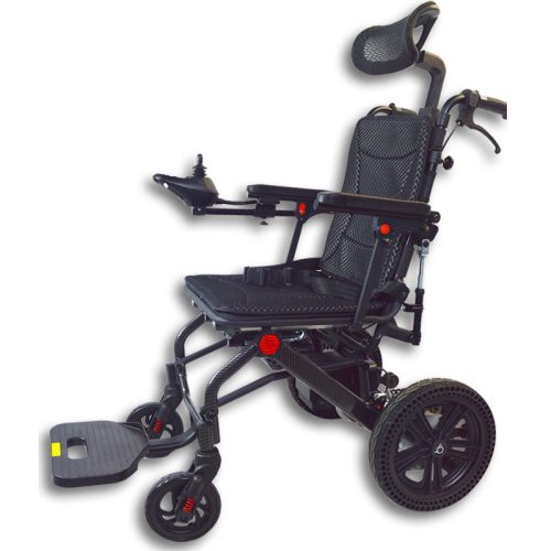 Silla de ruedas eléctrica ergonómica YSE136 | Diseño plegable de aleación de aluminio ligero