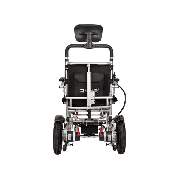 6 Silla de ruedas eléctrica portátil YSE130XB | Estructura ligera de aleación de aluminio | Carga USB, exterior de fibra de carbono
