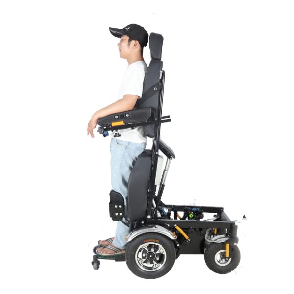 Electric reclining and standing wheelchair YSE301 Silla de ruedas eléctrica reclinable y bipedestación YSE301 | Silla de ruedas eléctrica multifuncional y cómoda