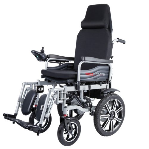 Silla de ruedas eléctrica plegable con respaldo alto YSE109 | Portátil y duradera, cómoda para viajar.