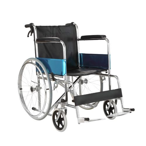 Lightweight Folding Manual Commode Wheelchair