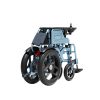 Silla de ruedas eléctrica plegable portátil con reposapiés desmontable