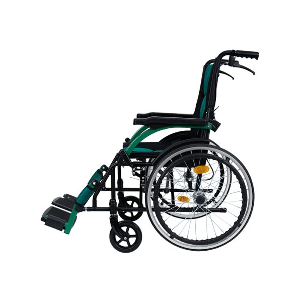 02 Silla de ruedas de viaje plegable manual YSM2013 | Almacenamiento práctico, diseño con estructura de acero