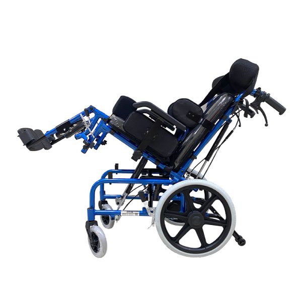 Silla de ruedas para niños con parálisis cerebral | Asiento reclinable cómodo