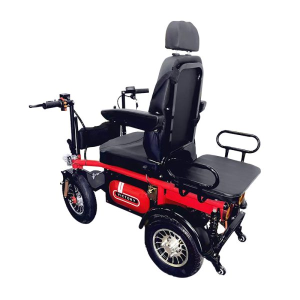 03 Silla de ruedas eléctrica todoterreno de alta capacidad | Capacidad de carga: 200 kg
