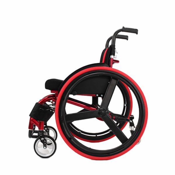03 Folding Lightweight Manual Sports Wheelchair YSM2101|Removable Rear Wheels, Aluminum Alloy Frame