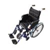 Silla de ruedas plegable para niños con respaldo ajustable y diseño de seguridad