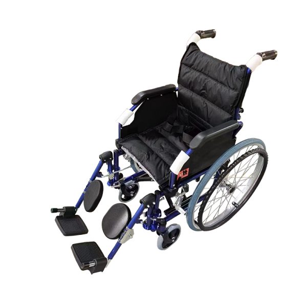 Silla de ruedas plegable para niños con respaldo ajustable y diseño de seguridad