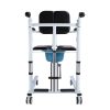 1 Silla de ruedas elevadora y de traslado | Silla impermeable y ajustable en altura para el hogar