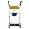 11 Silla de ruedas de traslado multifuncional con ruedas médicas silenciosas