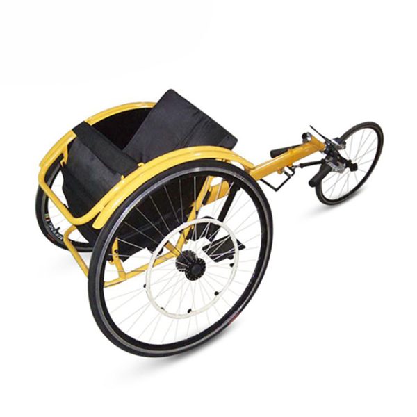 Silla de ruedas de carreras de alto rendimiento con marco de aluminio ligero