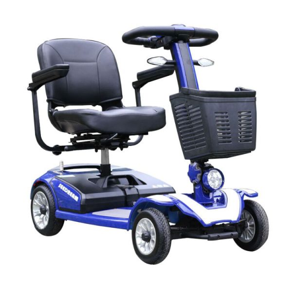 002 Scooter eléctrico portátil compacto de movilidad con manejo con una sola mano