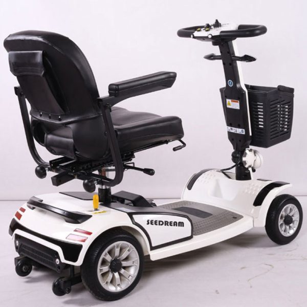 005 Scooter eléctrico portátil compacto de movilidad con manejo con una sola mano
