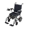 Travel Folding Electric Wheelchair Silla de ruedas eléctrica plegable de viaje con motor sin escobillas de 24 V, fácil de transportar