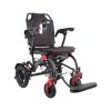 Silla de ruedas eléctrica ligera con motor sin escobillas y reposabrazos abatibles