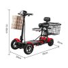 03 Patinete eléctrico ligero, fácil de plegar y operar con una sola mano