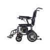 03 Silla de ruedas eléctrica plegable de viaje con motor sin escobillas de 24 V, fácil de transportar