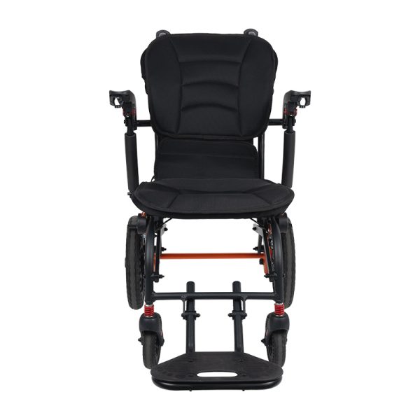 Silla de ruedas manual ergonómica de aluminio con neumáticos de panal