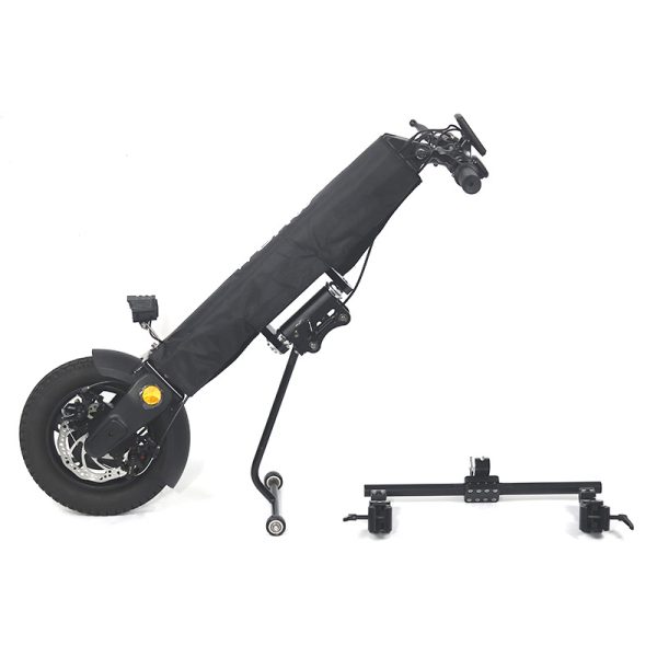 04 Accesorio para silla de ruedas de mano con pantalla LCD, luz LED y ajuste ajustable