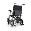 04 Silla de ruedas eléctrica plegable de viaje con motor sin escobillas de 24 V, fácil de transportar