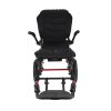 Silla de ruedas manual ligera de aluminio con estructura plegable y asa de viaje