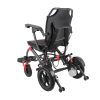 04 Silla de ruedas eléctrica ligera con motor sin escobillas y reposabrazos abatibles