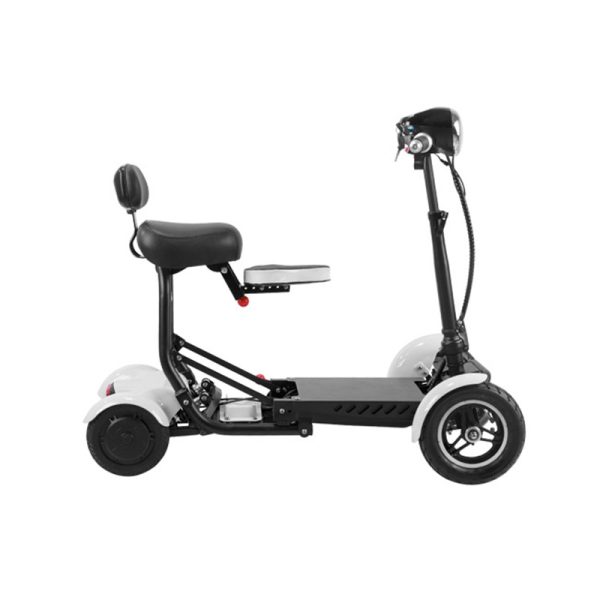 04 Patinete eléctrico ligero, fácil de plegar y operar con una sola mano