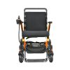 04 Silla de ruedas eléctrica ligera de viaje: plegable, manual y brazos abatibles.
