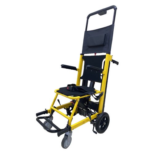 Silla de ruedas ligera y plegable para subir escaleras con altura ajustable