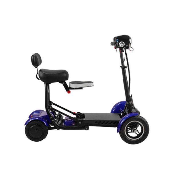 05 Patinete eléctrico ligero, fácil de plegar y operar con una sola mano