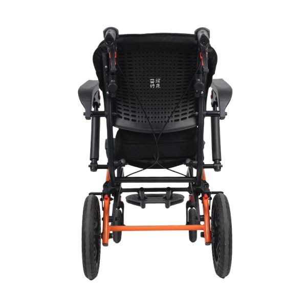 Silla de ruedas manual ergonómica de aluminio con neumáticos de panal
