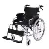 Silla de ruedas portátil de ayuda a la movilidad con cojín de asiento 3D transpirable