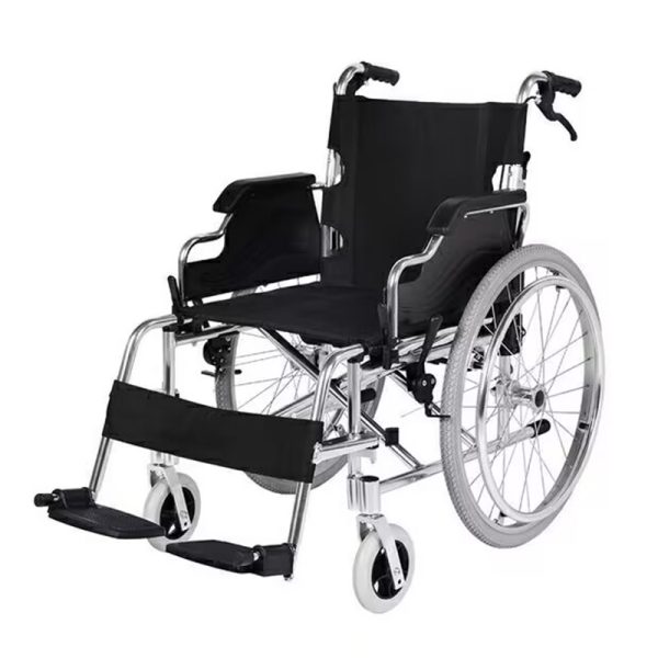 Portable Mobility Aid Wheelchair Silla de ruedas portátil de ayuda a la movilidad con cojín de asiento 3D transpirable