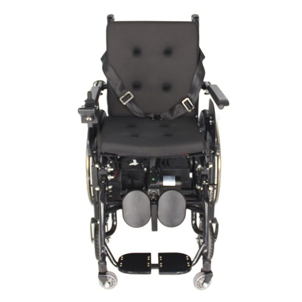 4 Silla de ruedas eléctrica de pie con giro de 360° y control con una sola mano