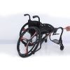 5 Silla de ruedas deportiva ligera de fibra de carbono con ruedas antivuelco