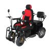 01 Silla de ruedas todoterreno biplaza, motor de alta potencia y batería de larga duración
