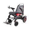 01 Silla de ruedas eléctrica de fibra de carbono con motores duales y comodidad ergonómica