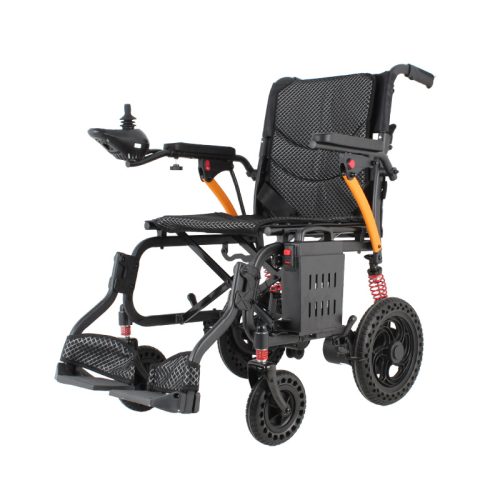 Silla de ruedas eléctrica ligera YSE117 – Silla de movilidad plegable con doble motor