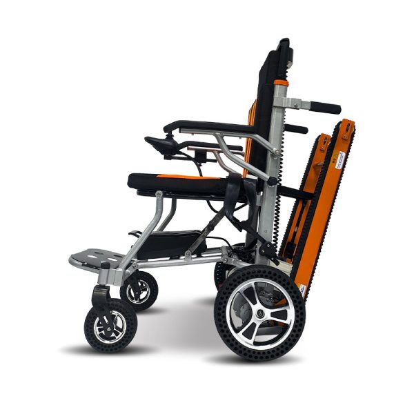 Silla de ruedas eléctrica para subir escaleras YSE208, ajustable en altura y plegable