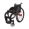 Silla de ruedas deportiva ergonómica con cojín de malla y marco de aluminio duradero