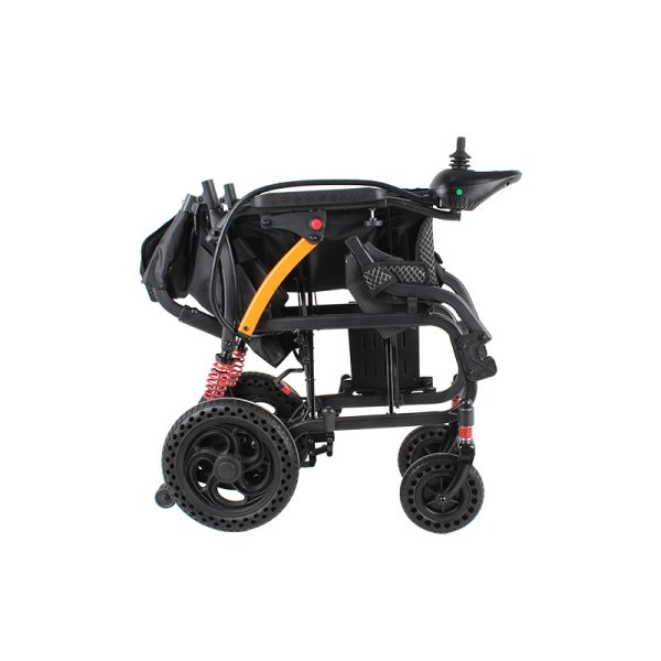 03 Silla de ruedas eléctrica ligera YSE117 – Silla de movilidad plegable con doble motor